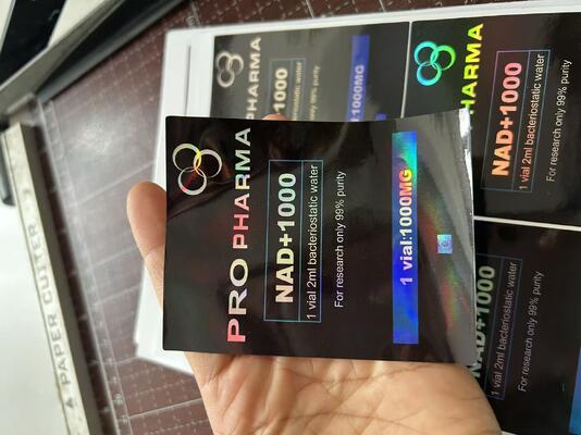 Mots-c 10 mg Beutel Etiketten für 3 Peptid Durchstechflaschen