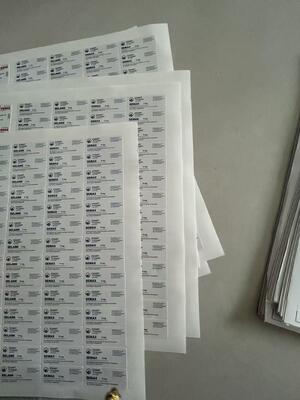 Selank 5mg small vials 2 3 ml glass bottle peptide labels