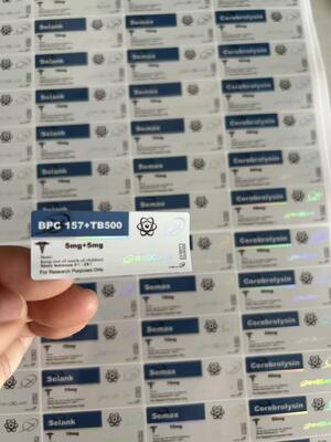 Motcs-10mg 3ml kleine Fläschchenetiketten