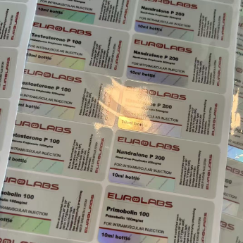 Primobolan 100 mg/mg zur intramuskulären Injektion, 10-ml-Flaschenetiketten