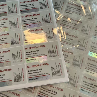 Primobolan 100 mg/mg zur intramuskulären Injektion, 10-ml-Flaschenetiketten