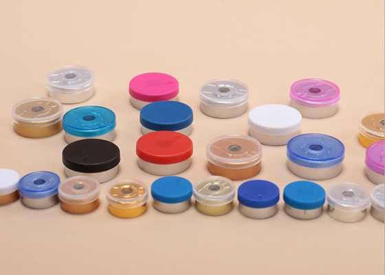 10 ml braune Durchstechflaschen mit Kappe und Stopfen