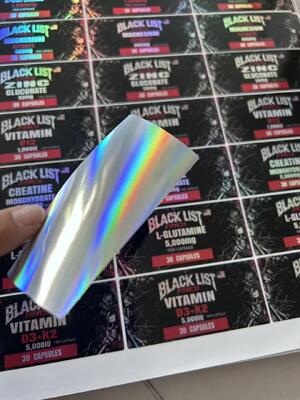 L-GLUTANIKE 5000mg 30 Kapseln Plastikflaschenetiketten