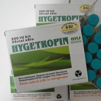 Hyge tropin 200iu HG (Somatropin HG) 25Etiketten und Verpackungen der Durchstechflaschen