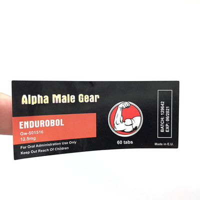 Wasserdichte und langlebige OEM-Etiketten für 10-ml-Fläschchen, stark klebend, abnehmbar