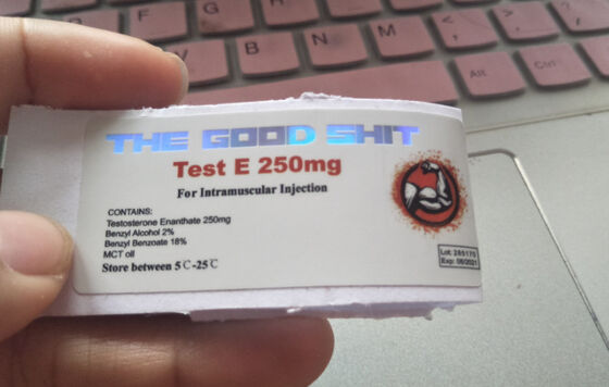 Transparente 10-ml-Fläschchenetiketten für Medikamente, kundenspezifische Glasflaschenaufkleber für Fläschchen