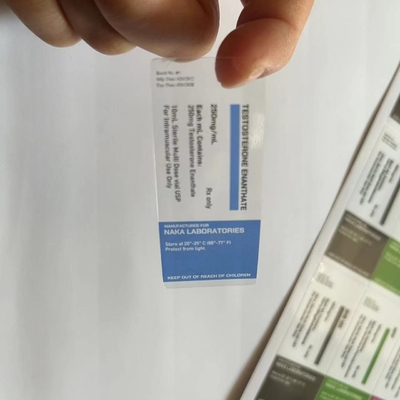 Klare Öl-Einspritzungs-Glasflaschen Vial Labels Fors 10ml