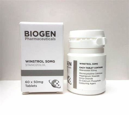 Tablet-Tablettenfläschchen Biogen Pharma Dianabol 10mg beschriftet und packt Quadrat ein