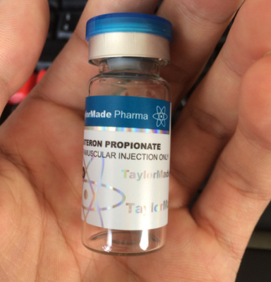 Weißes Etikett Farbe Kundenspezifische 10 ml Durchstechflaschenetiketten mit lila Druckfarbe