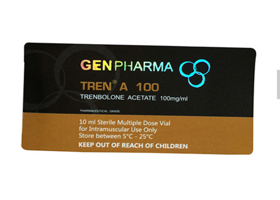 Hologrammdruck, 10 ml, individuelle Fläschchenetiketten, abnehmbare pharmazeutische Aufkleber