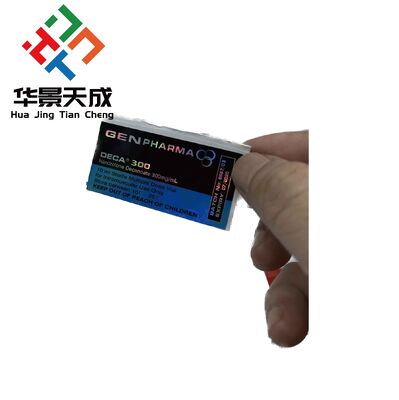 Weiße Kunststoffetiketten für 10 ml Durchstechflaschen zur Kennzeichnung und Markierung von Arzneimitteln