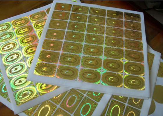 Runder Kreis-Sicherheits-Hologramm-Aufkleber-dauerhafte klebende imprägniern