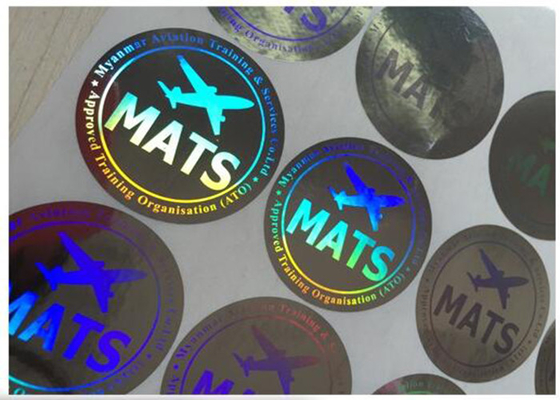 runde Aufkleber des Hologramm-3D/gefälschter Antiaufkleber mit laufenden Zahlen