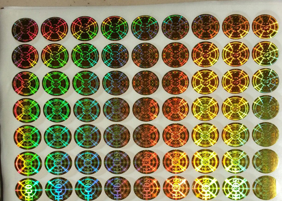 2D silberne Sicherheits-Hologramm-Aufkleber-Ermächtigungs-Aufkleber für Firma