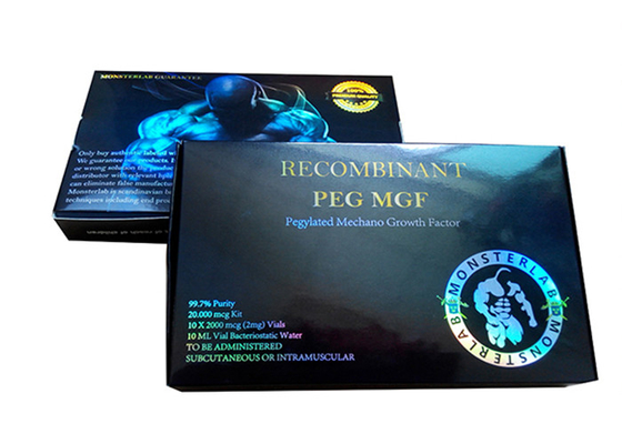 Kundenspezifische Logo-Hologramm-Medizin-Flaschen-Kästen mit Hochglanz-Laminierung