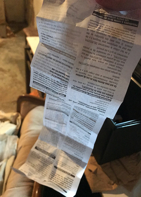 Offsetpapier-Broschüren-Beipackzettel-Drucken/pharmazeutisches Drucken für Kasten der Phiolen-10ml