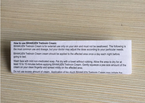 Arzneimittel-Packungsbeilage, Druck der Durchstechflasche, Öllösung für den Injektionstest