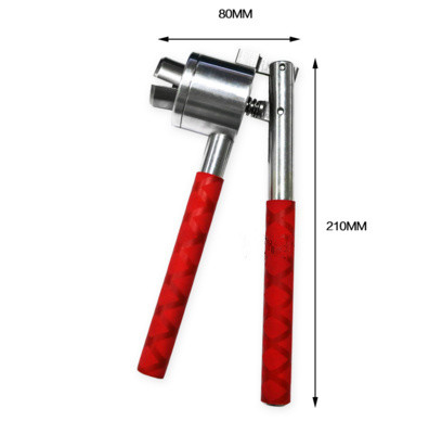 Kräuselungsoperationen der Aluminiumplastikkappen-manuellen Phiolen-Bördelmaschinen-geringen Lautstärke