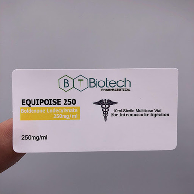 Biotech-Marke Starke Klebstoff-Vinyl 10ml-Flaschenetiketten für Männergesundheitsprodukte