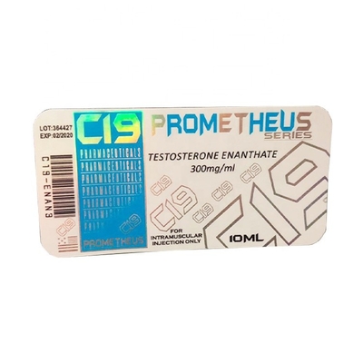 Wasserdichtes Laser-Holographisches 10ml-Flaschenetikett für Peptid-Apotheken-Medikamentenflaschen