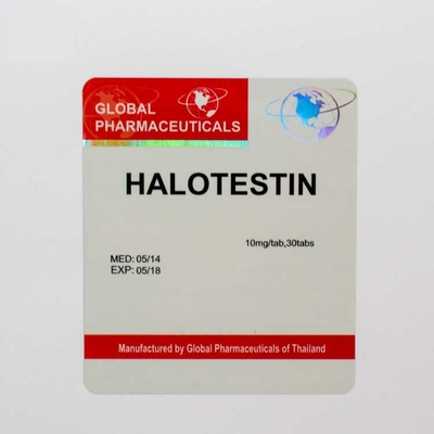 Medizin-Flaschen-Aufkleber kundengebundene Form des Wasser-beständige gestrichenen Papiers mit Farbe