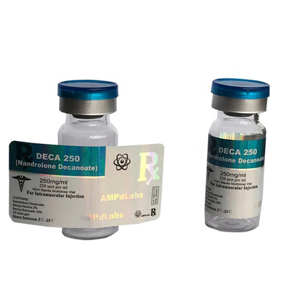 2ml / 5ml / 15ml / 20ml 10ml Durchstechflaschen Etiketten Laser kundenspezifische Hologramm Glasflaschenetiketten