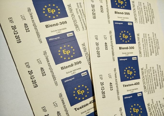 Laminierungs-Papier-Apotheken-Flaschen-Aufkleber des matten Finishs für EP-Entwurf