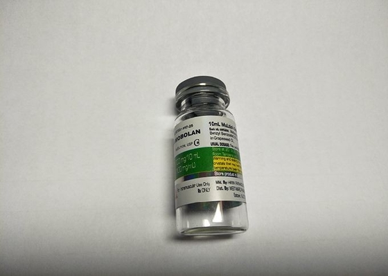 Glattes Endlaminierung Laser-Haustier-Glasphiole beschriftet Aufkleber für Hkma-Entwurf