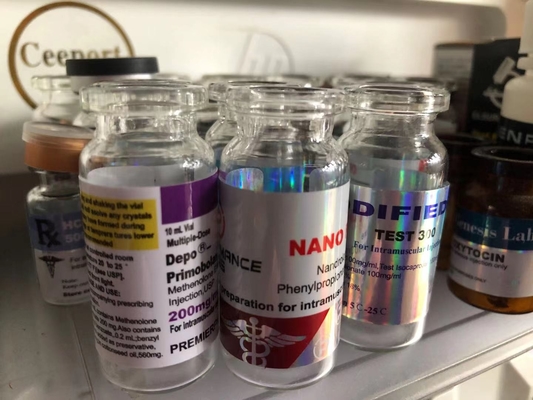 Deca Durobolin 250 10 ml Durchstechflaschen Etiketten Steroide Injektion Apothekenetiketten