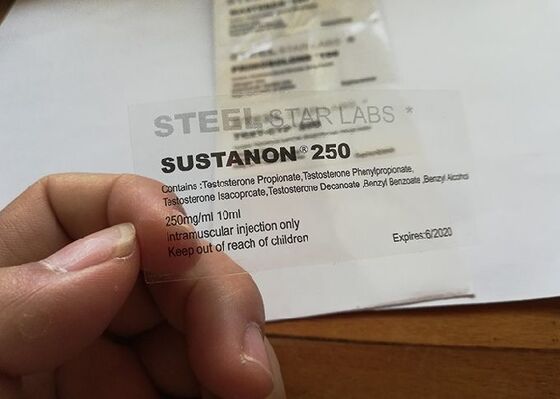 Transparente kundenspezifische klebende Aufkleber Materail für Glasflasche der Phiolen-10ml