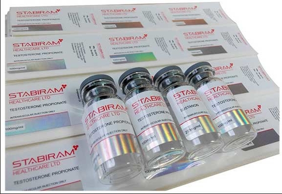 Starkes Klebstoff Vinyl 10 ml Durchstechflaschenetiketten für Tri-Tren 150 mg Arzneimittel 10 ml Glas
