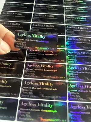 TB500 5 mg Peptid 2ML 3ML Durchstechflaschen Etiketten Hohe Standards individuell angepasst