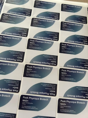 NAD+500 und NAD+250 10 ml Durchstechflaschen Etiketten Glasflaschen für subkutane Injektionen