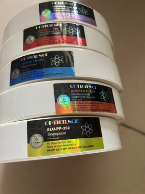 SLU-PP-332 250MCG Tablettenetiketten Hologramm Material Druck wasserdicht auf Rolle