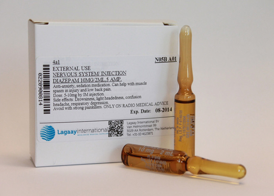 Klare leere Glasphiole beschriftet Haar-oder Ginseng-Ampulle für Einspritzung