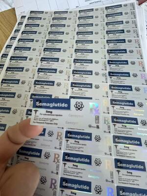 Semaglutid 5MG 2ml 3ml Glas-Medizinflaschen Etiketten