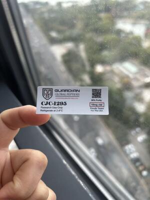 CJC-1295 10 mg Peptidflasche Etiketten