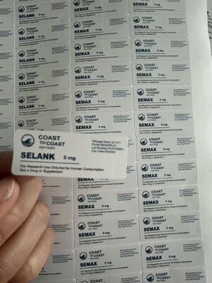 Selank 5 mg kleine Durchstechflaschen 2 3 ml Glasflaschen Peptidetiketten