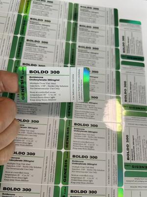 Bold 300 EQ 300 10 ml Glasfläschchen ETIKETTEN