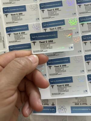 Testzyp 250 mg Individuelles Design der Marke 10 ml Durchstechflasche Etiketten und Packungen