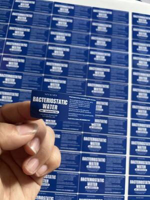 BAC Wasser 3ml weiße PVC-Etiketten