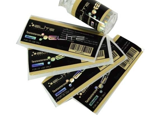 Pharma-Labor ziehen weg Medizin-Flaschen-Aufkleber-metallischem Drucken für Injektionsflaschen ab