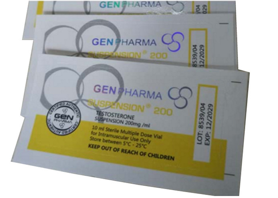 Wasserdichte Fläschchenetiketten aus Kunststoff, stark klebend, Fläschchenflaschenetiketten