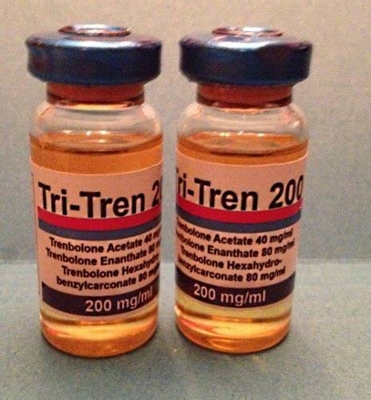 Wasserdichte kundenspezifische Fläschchenetiketten, glänzende PVC-Etiketten für Tri-Tren 200 mg/ml