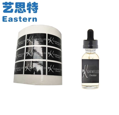 Gestanzte 30-ml-Fläschchen mit wasserfesten selbstklebenden Aufkleberetiketten aus Vinyl