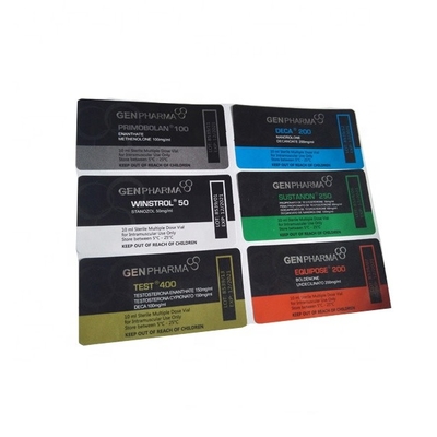 CMYK holographische Laser-PET-Fläschchenetiketten