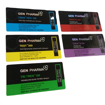 Glas Vial Labels Gen Pharma Water Resistants 10ml