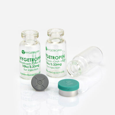 Klarglas Vial With Rubber Stopper des Penicillin-3ml