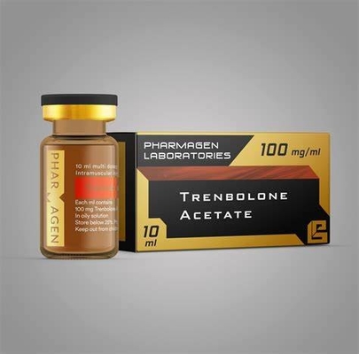 99 % Trenacetat 100 mg Fläschchen, Fläschchenetiketten und -schachteln