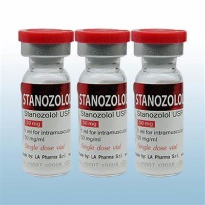 Kundenspezifische LA Pharma Winstrol 10-ml-Fläschchenetiketten mit rotem Lasereffekt oben